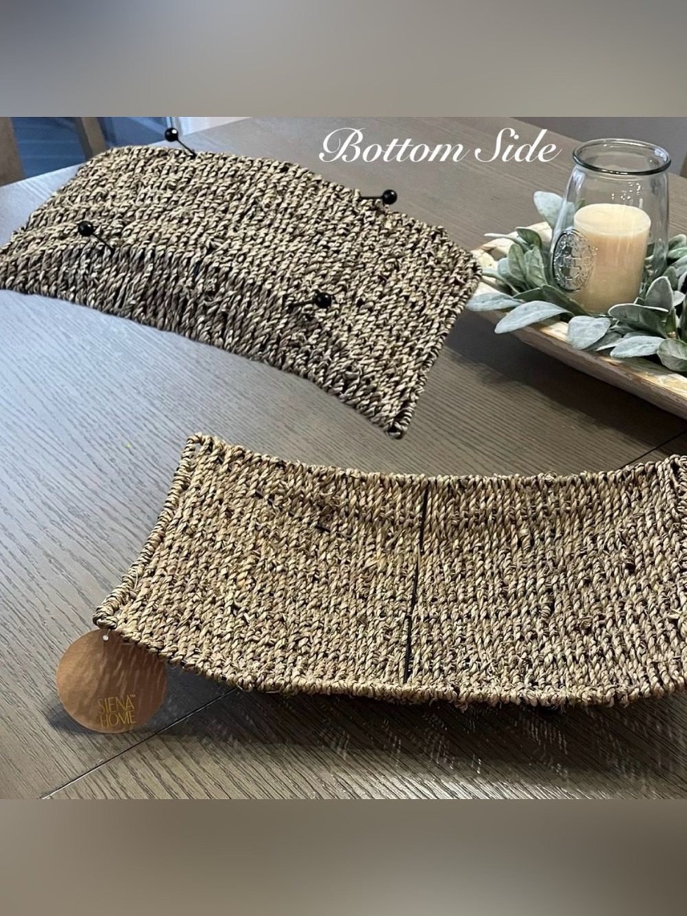 Woven Decorative Rattan Bowl - Natural Brown/Tan
By Siena Homes New